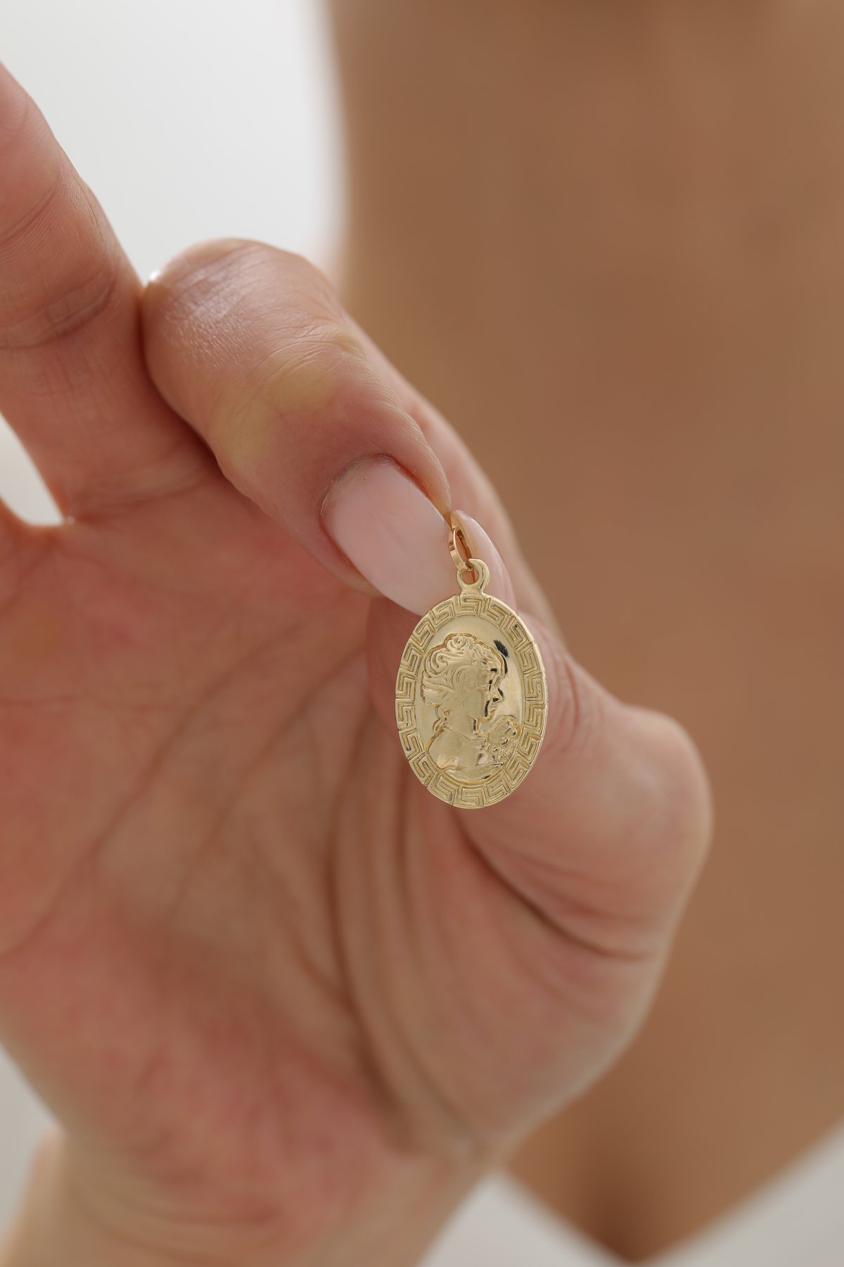 Parçalı Tondo Zincir Elizabeth Kolye - Yavuz Kuyumculuk (3)