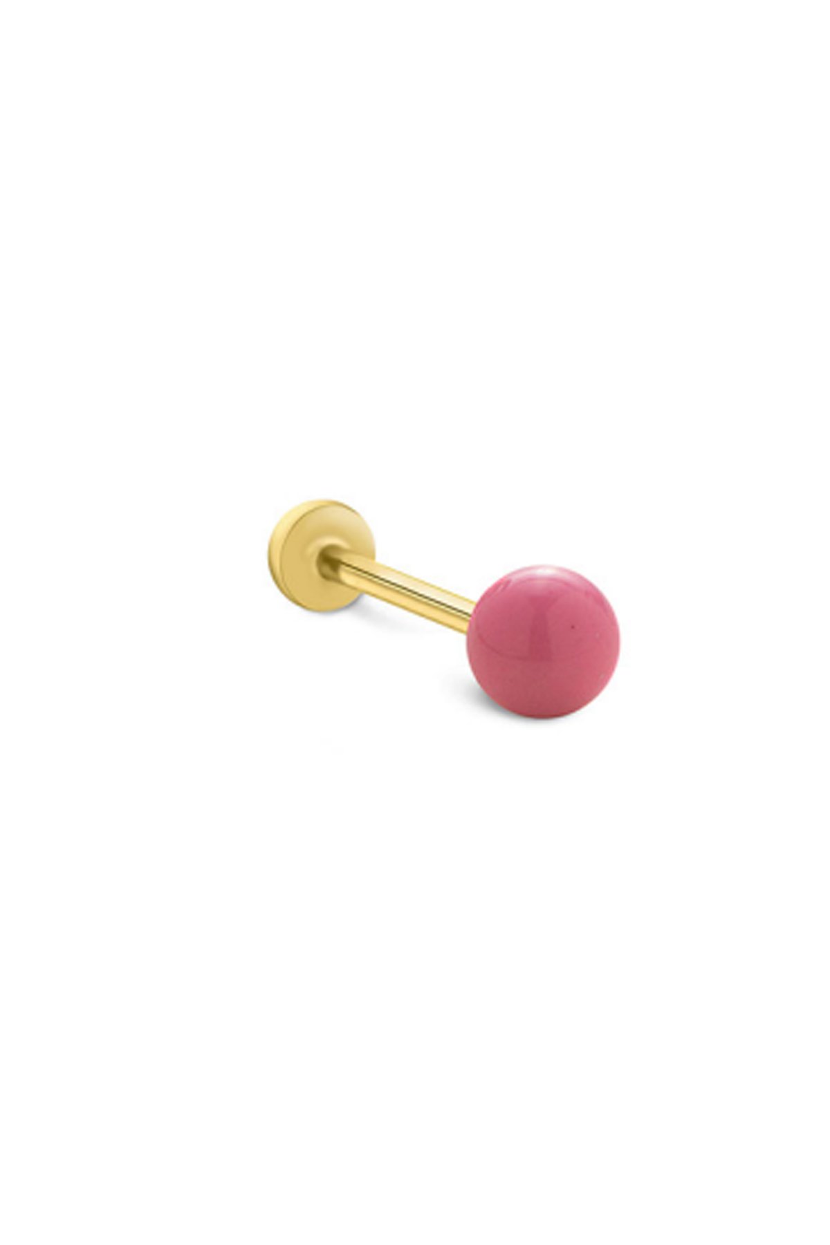 Pembe Toplu Tragus Piercing - Yavuz Kuyumculuk (1)