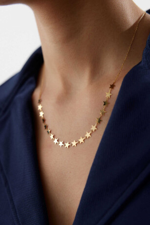 Pul Yıldızlı Kolye - 1