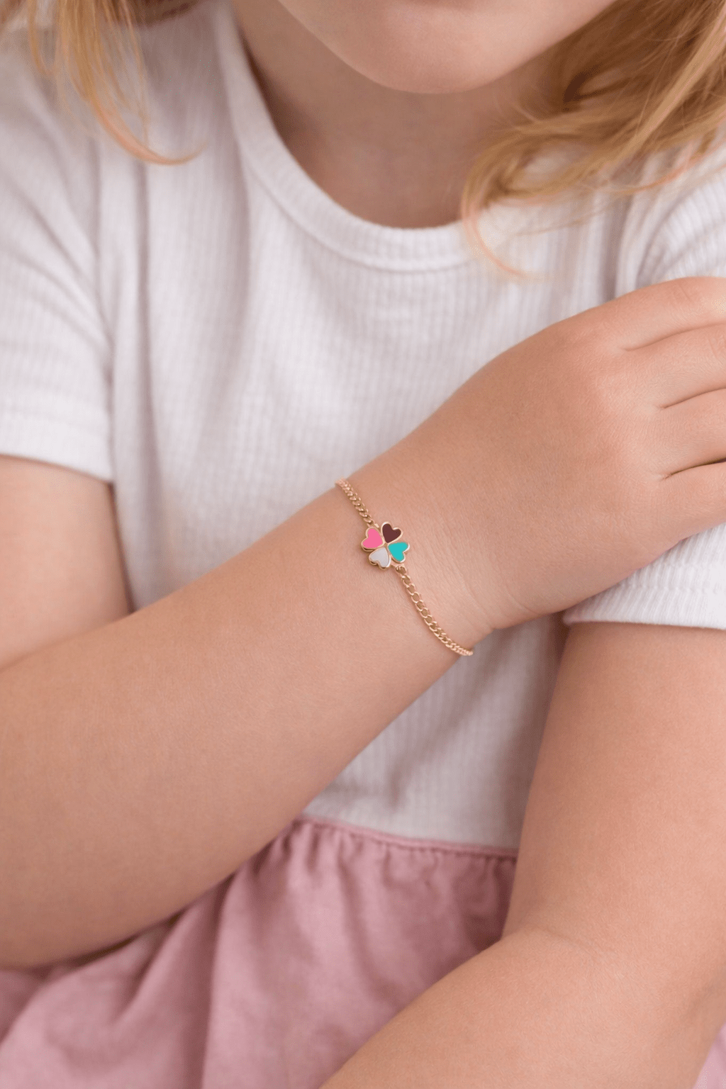 Renkli Yonca Çocuk Bilekliği - Yavuz Kuyumculuk (1)