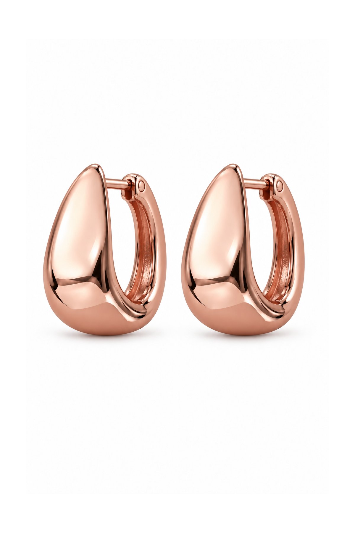 Rose Gold Bombe Küpe - Yavuz Kuyumculuk (1)