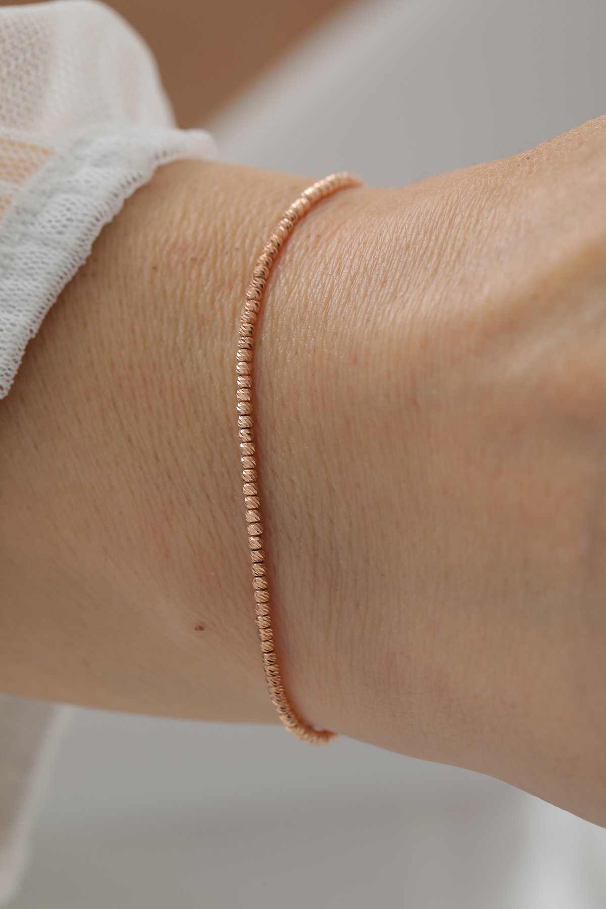 Rose Gold Dorika Top Bileklik - Yavuz Kuyumculuk (2)