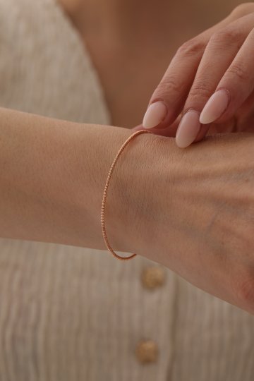 Rose Gold Dorika Toplu Kelepçe - 1