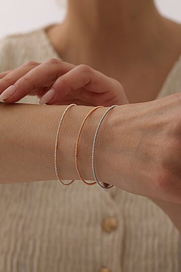 Rose Gold Dorika Toplu Kelepçe - 4