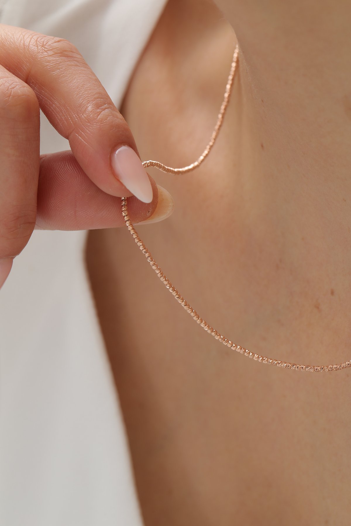 Rose Gold Dorika Zincir - Yavuz Kuyumculuk (2)