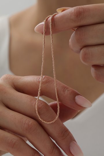 Rose Gold Dorika Zincir - 3