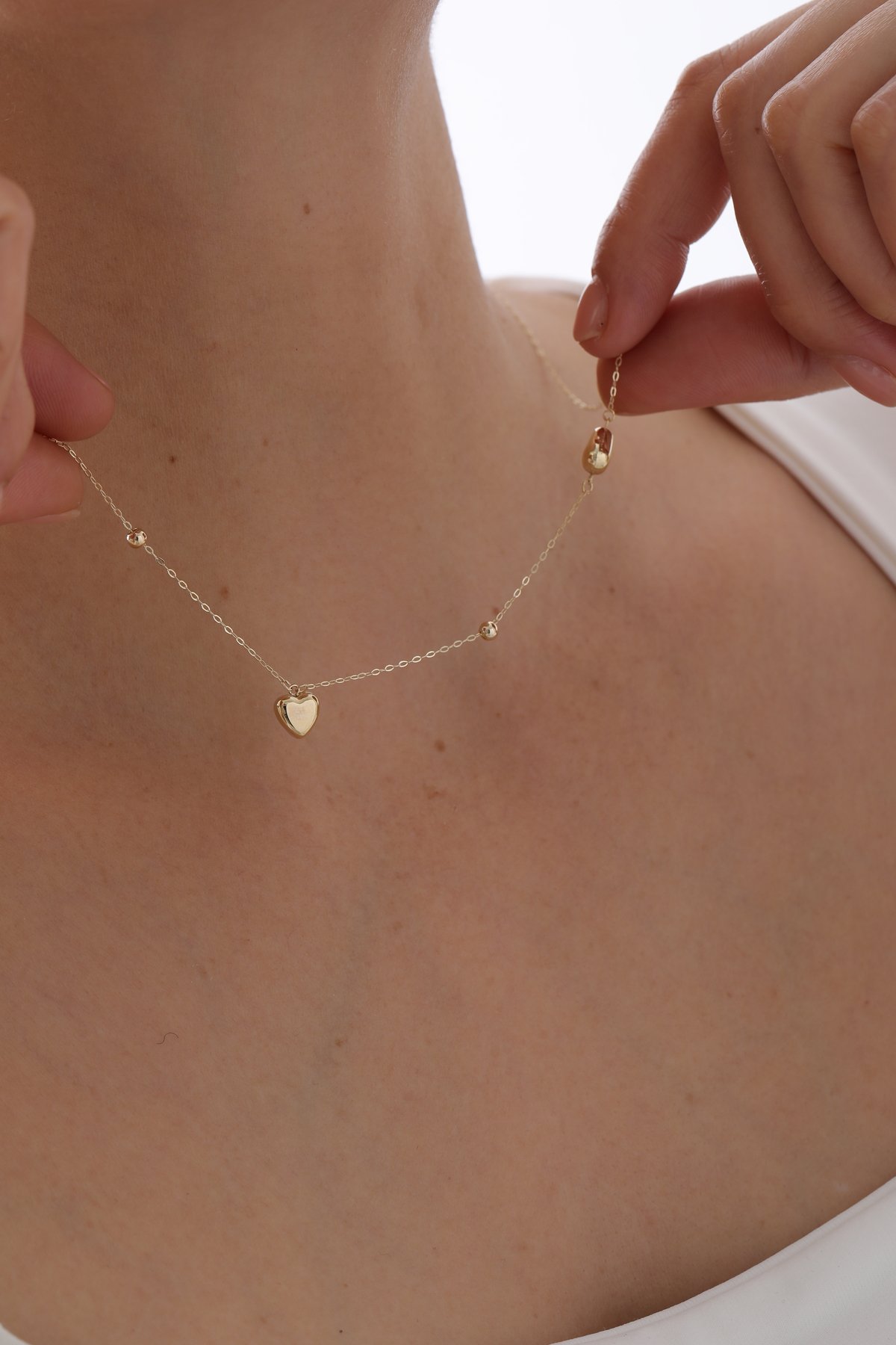 Sade Kalp Kolye - Yavuz Kuyumculuk (2)