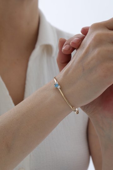 Safir Kalp Detaylı Kelepçe - 2