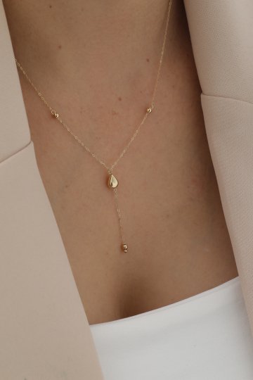 Sallantılı Damla Kolye - 1