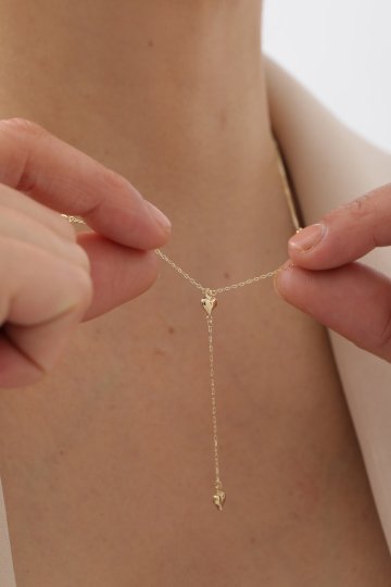 Sallantılı Kalp Kolye - 2