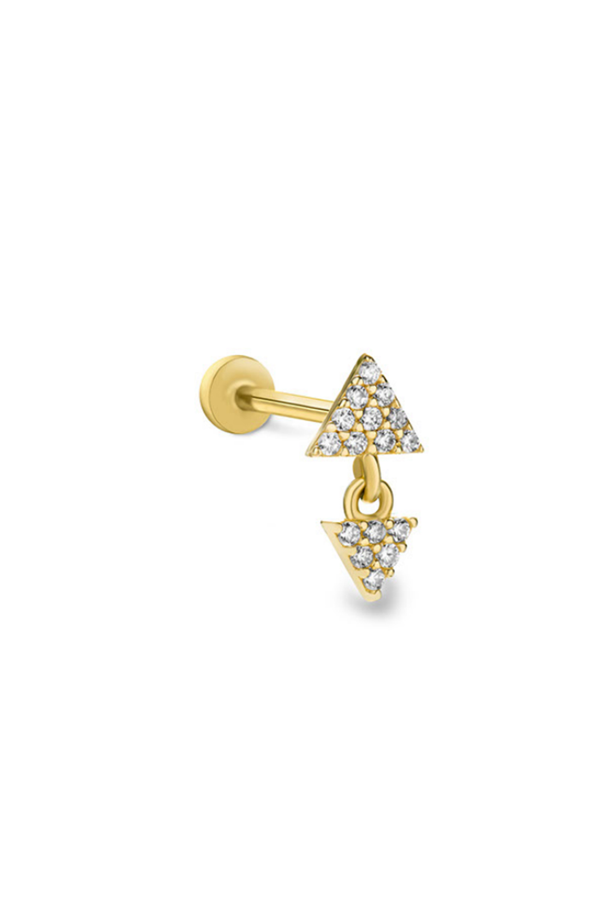 Sallantılı Taşlı Tragus Piercing - Yavuz Kuyumculuk (1)