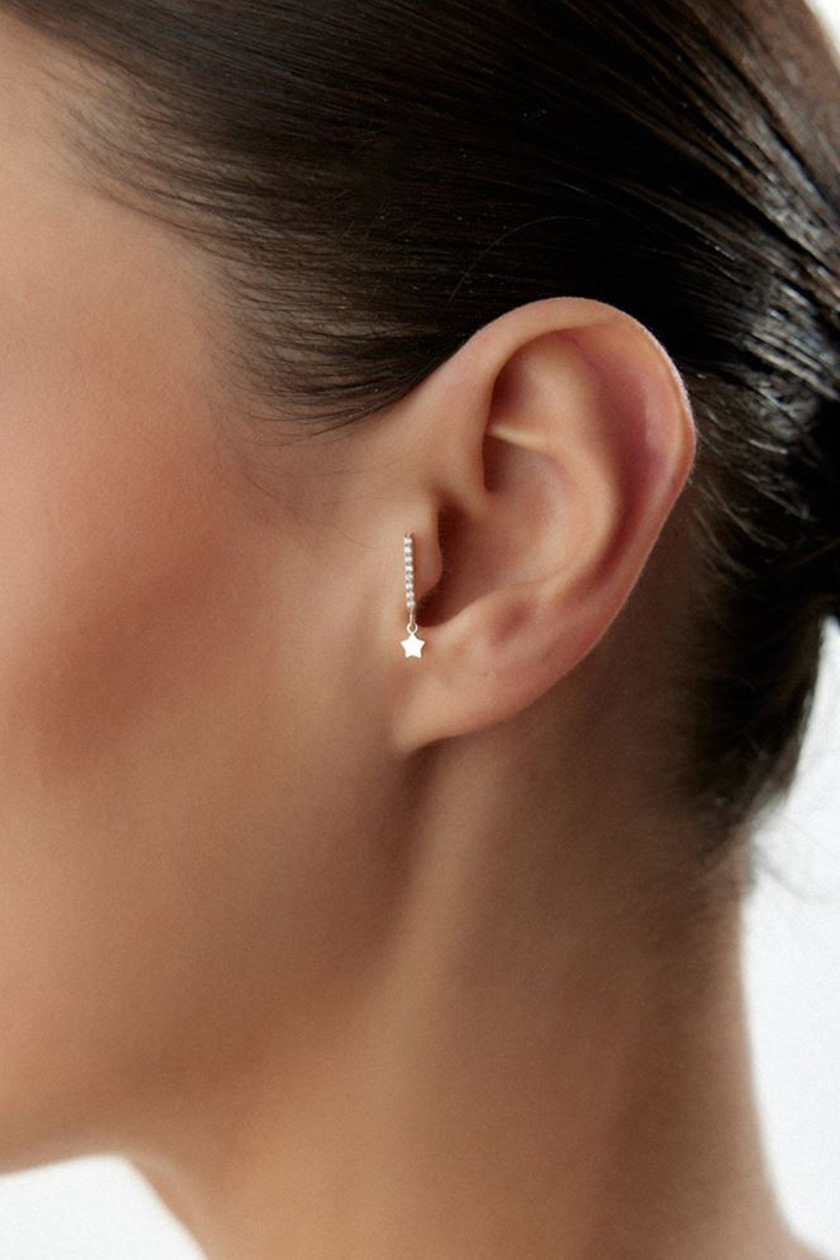 Sallantılı Taşlı Yıldız Piercing - Yavuz Kuyumculuk (3)