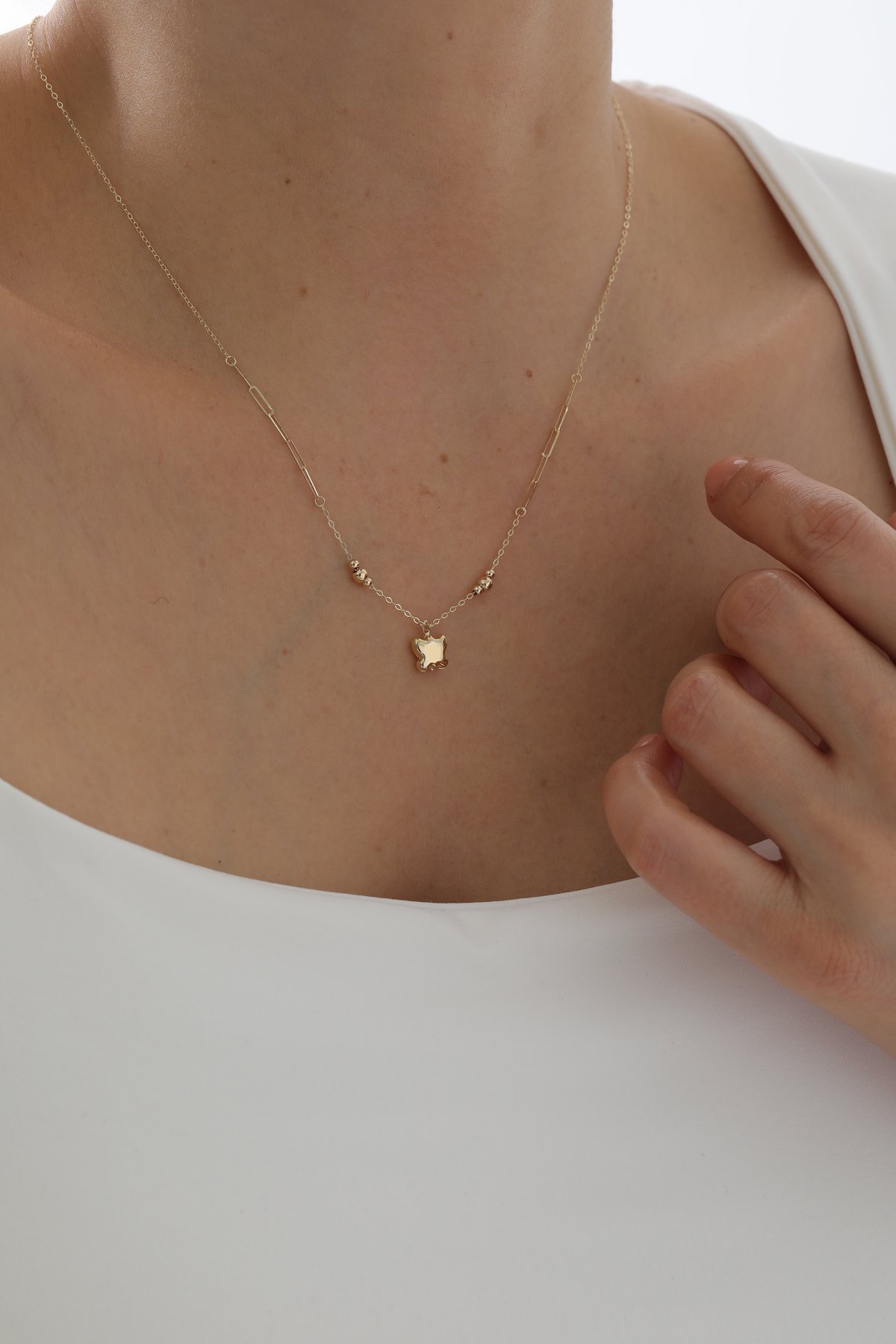 Şans Dokunuşu Yonca Kolye - Yavuz Kuyumculuk (2)