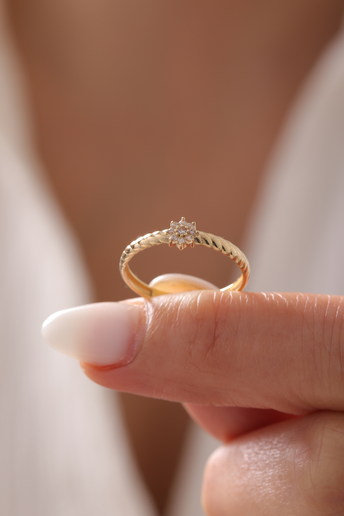 Sarmal Çiçek Yüzük - Yavuz Kuyumculuk (3)