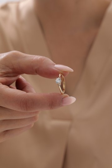 Sarmal Tektaş Yüzük - 3