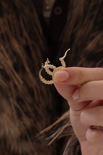 Sarmaşık Halka Küpe - 3