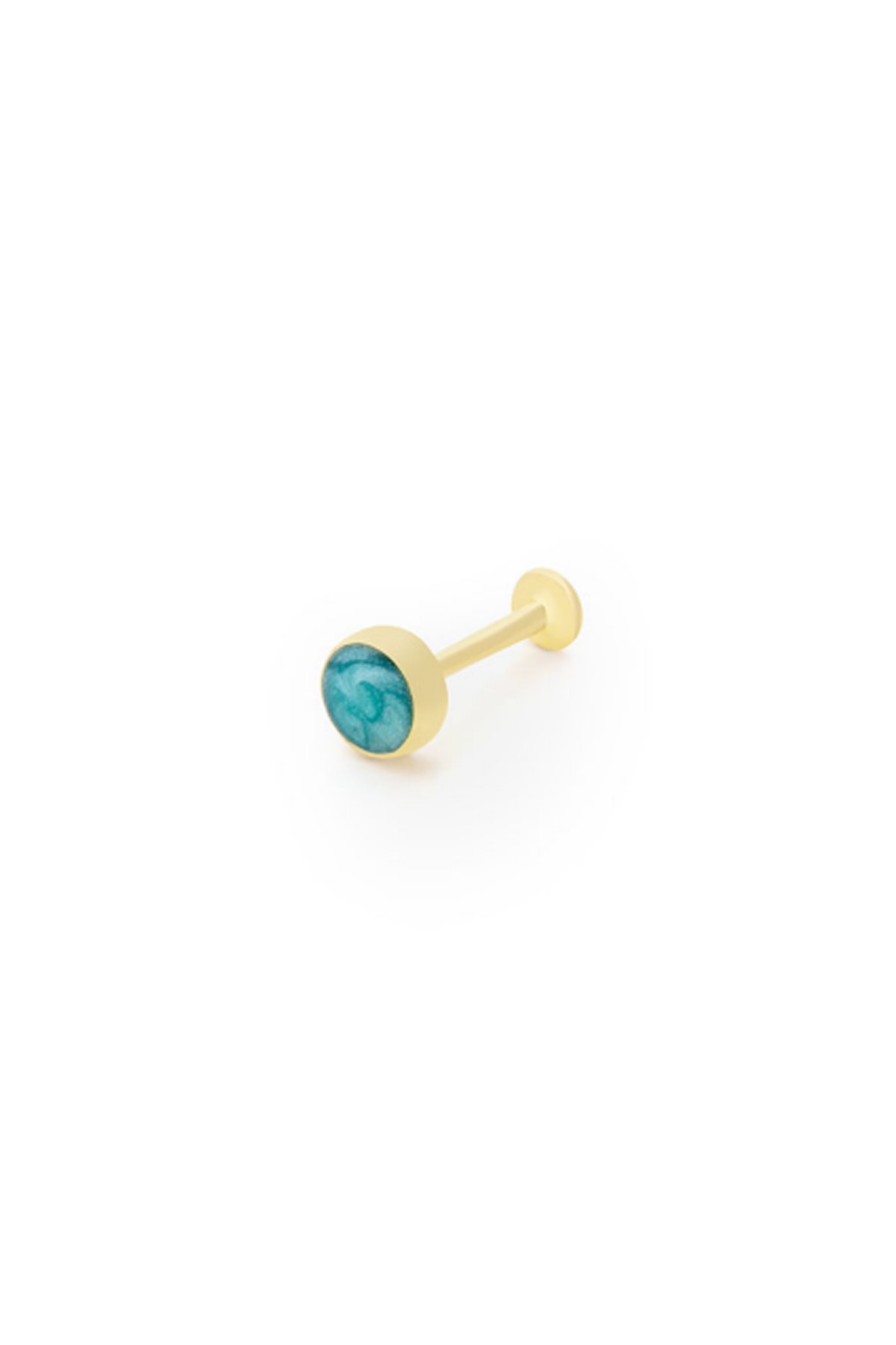 Sedefli Yuvarlak Tragus Piercing - Yavuz Kuyumculuk (1)