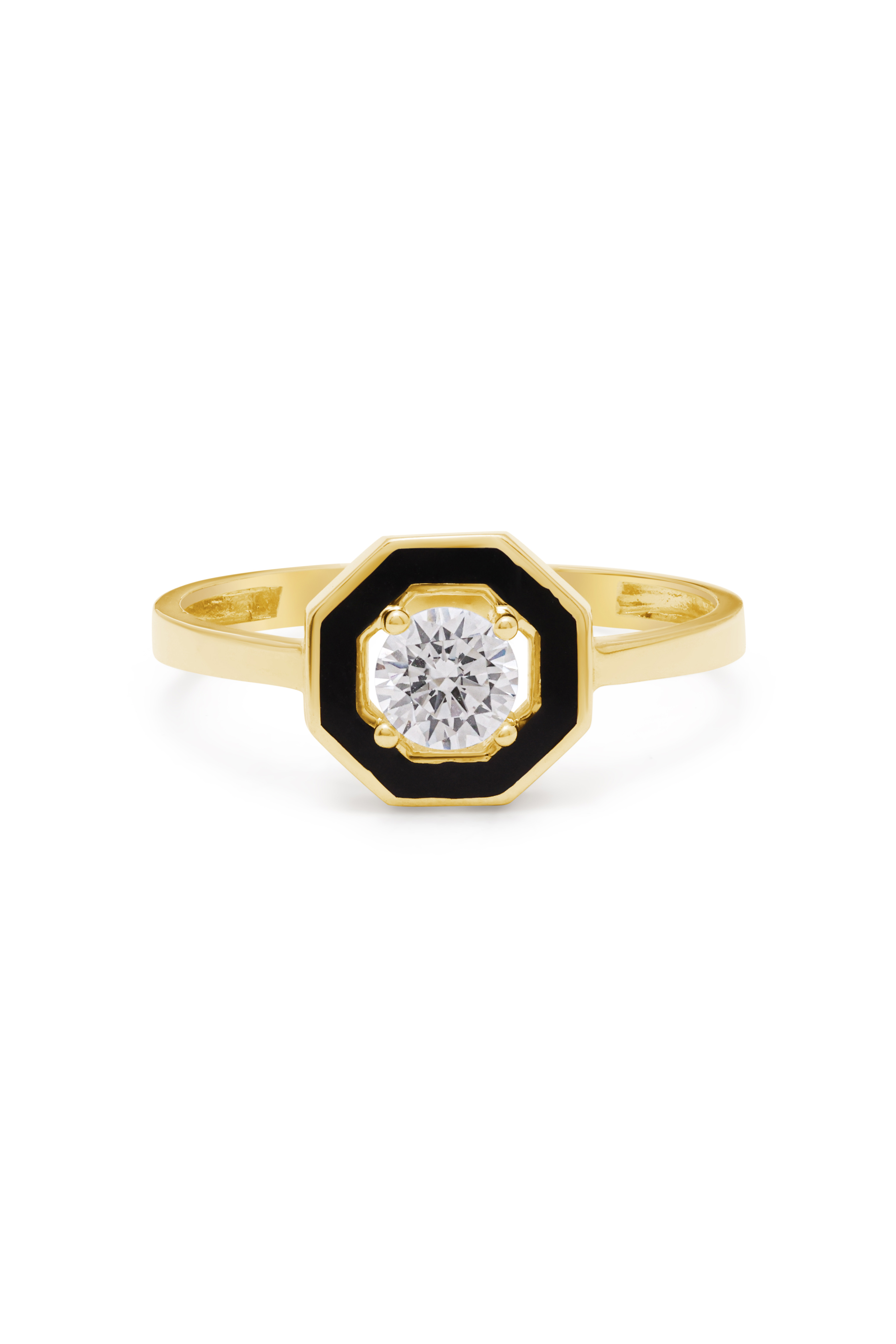 Sekizgen Mineli Baget Yüzük - Yavuz Kuyumculuk (2)