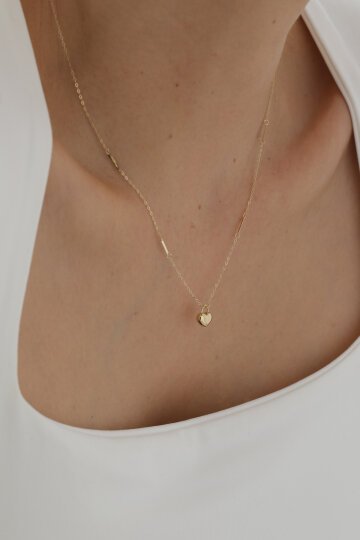 Sevgi Bağı Kalp Kolye - 1