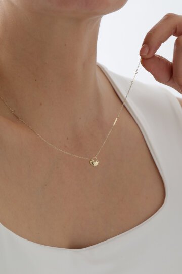 Sevgi Bağı Kalp Kolye - 2