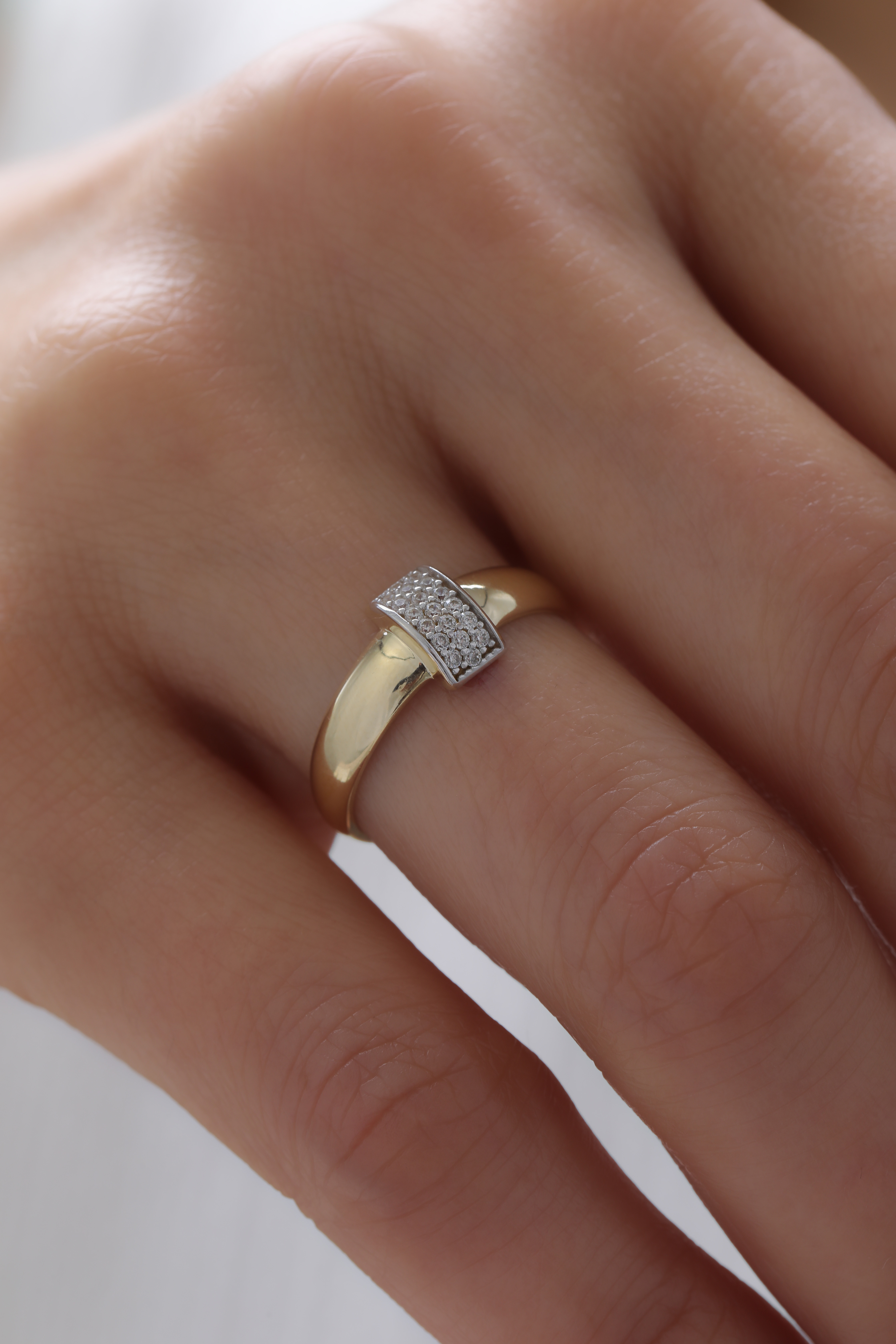 Silindir Taşlı Düz Yüzük - Yavuz Kuyumculuk (1)