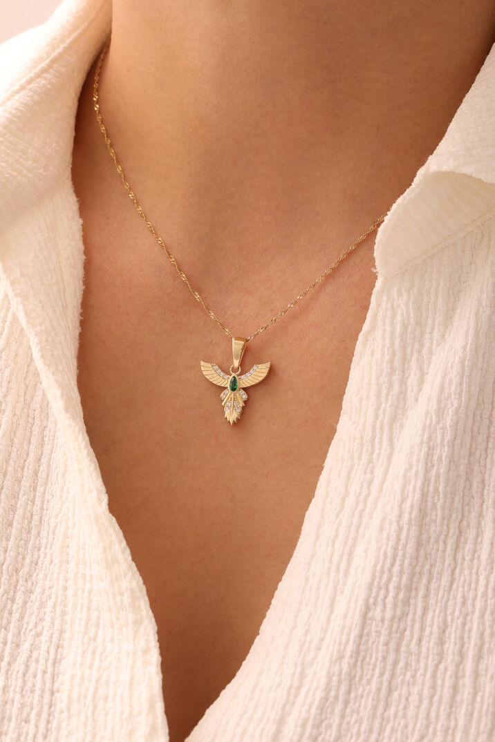 Singapur Zincir Anka Kuşu Kolye - Yavuz Kuyumculuk