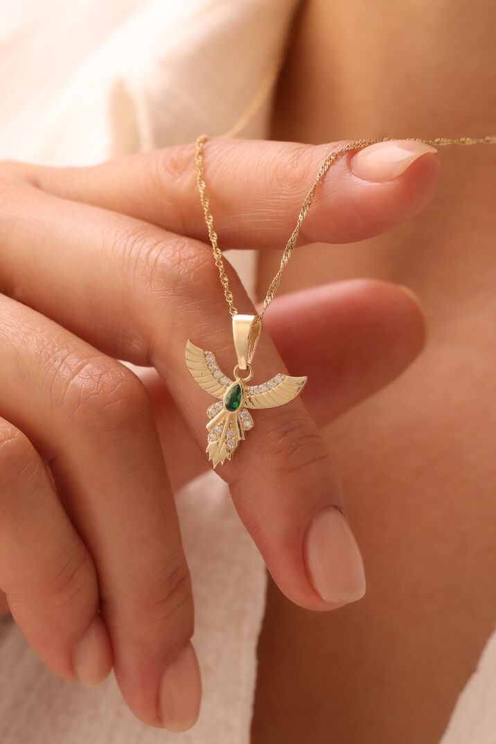 Singapur Zincir Anka Kuşu Kolye - Yavuz Kuyumculuk (1)