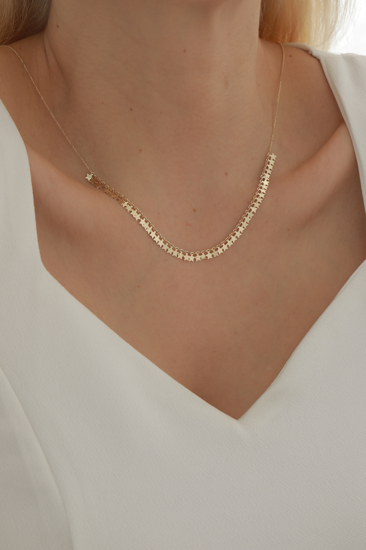 Sıralı Yıldız Kolye - Yavuz Kuyumculuk (1)