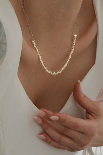 Sıralı Yıldız Kolye - 2