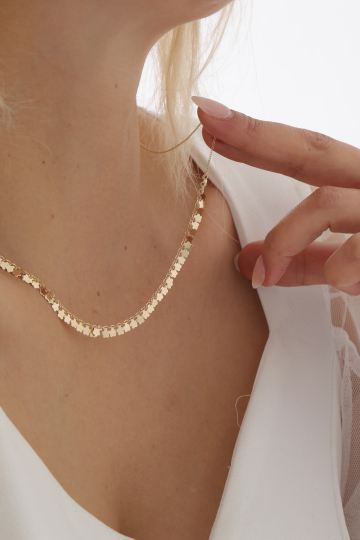 Sıralı Yonca Kolye - 3