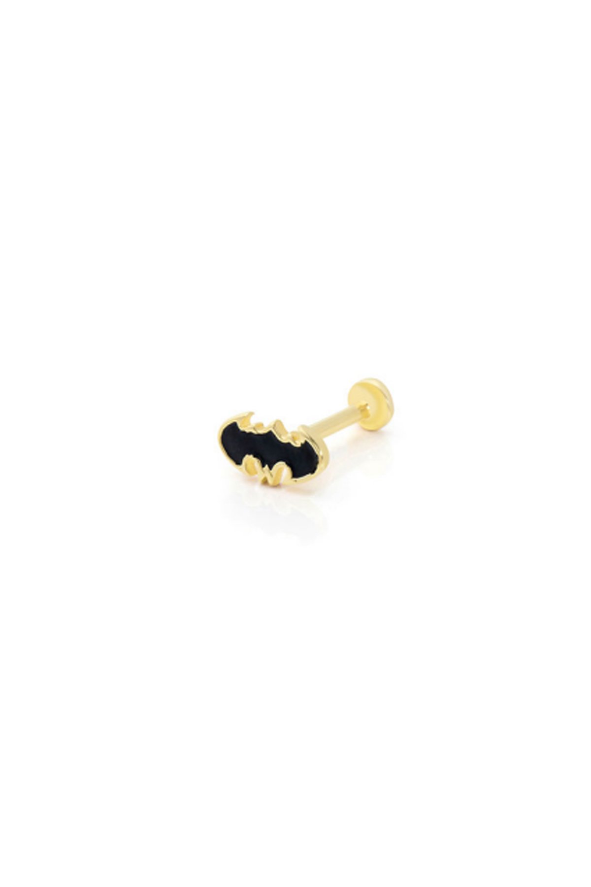 Siyah Mineli Batman Tragus Piercing - Yavuz Kuyumculuk (1)