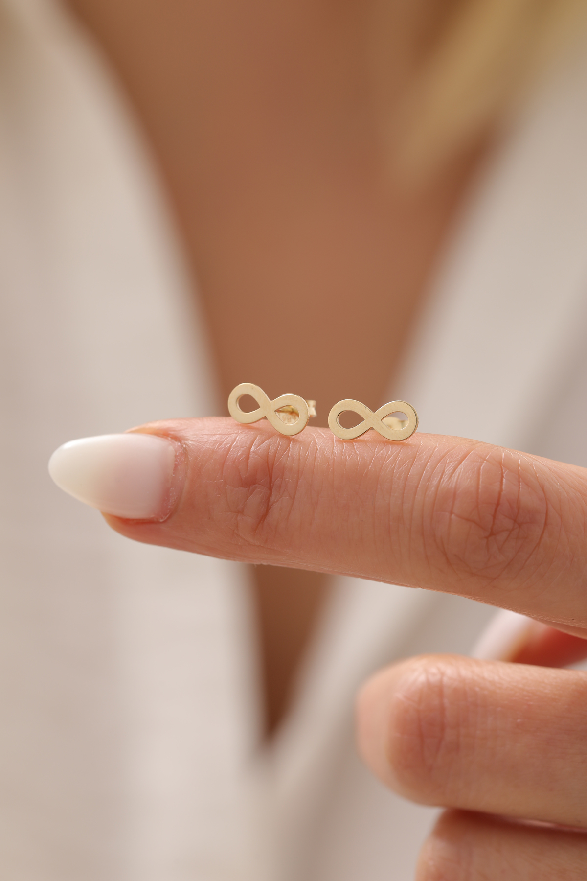 Sonsuzluk Top Küpe - Yavuz Kuyumculuk (1)