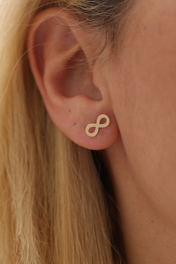 Sonsuzluk Top Küpe - 1