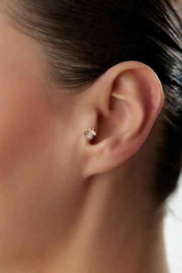 Taşlı Arı Piercing - 3