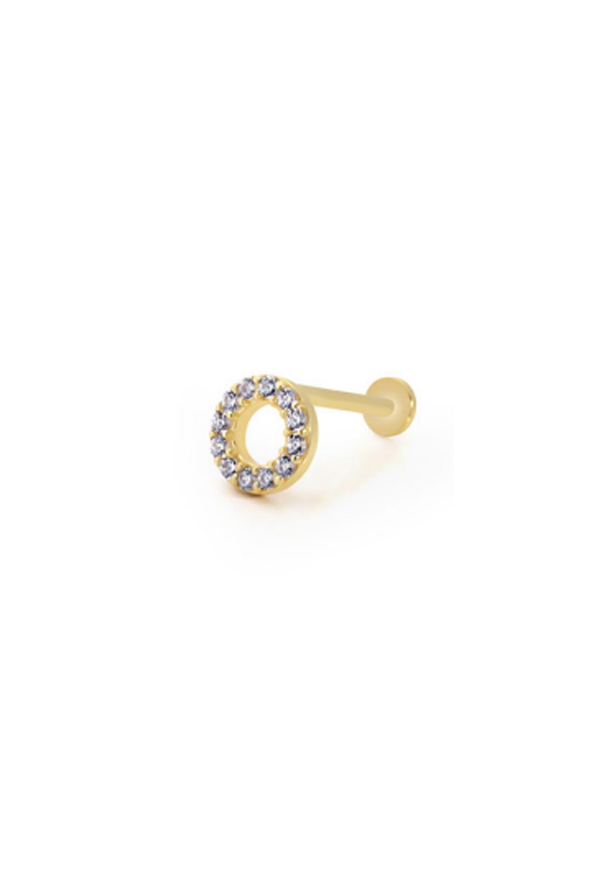 Taşlı Çember Tragus Piercing - Yavuz Kuyumculuk (1)