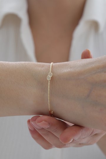 Taşlı Damla Kelepçe - 1