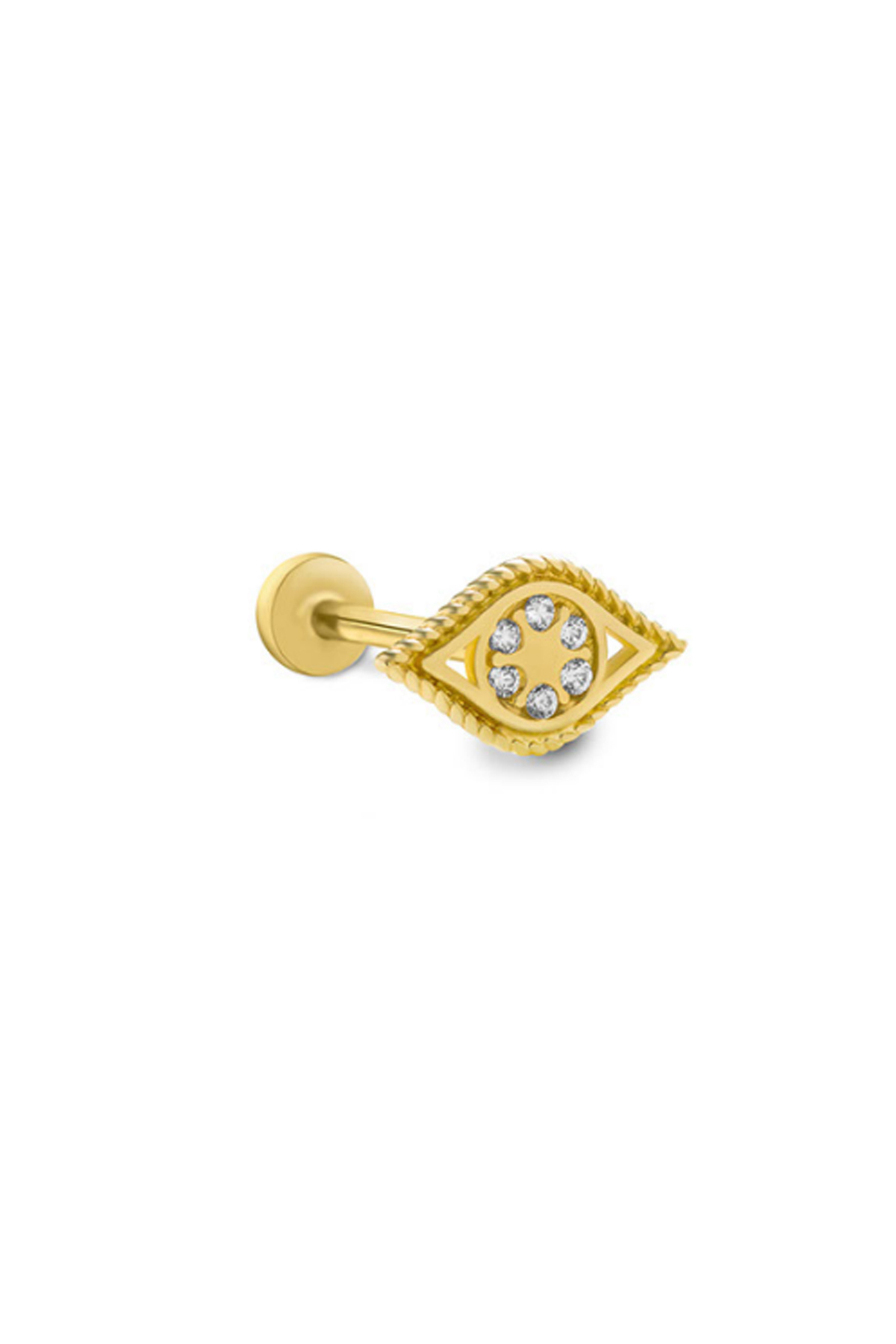 Taşlı Göz Tragus Piercing - Yavuz Kuyumculuk (1)