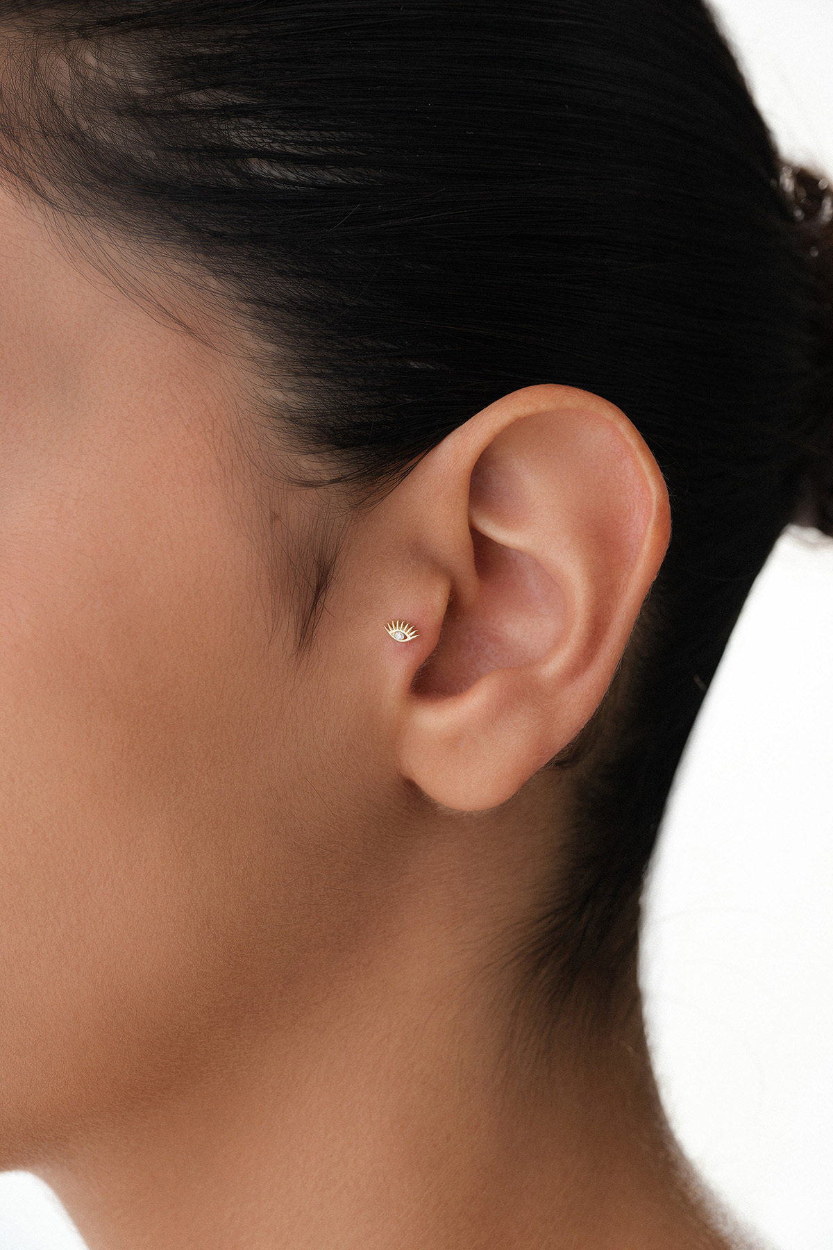 Taşlı Göz Tragus Piercing - Yavuz Kuyumculuk (2)