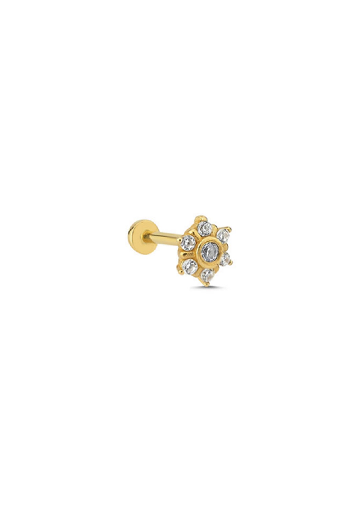 Taşlı Güneş Tragus Piercing - Yavuz Kuyumculuk (1)