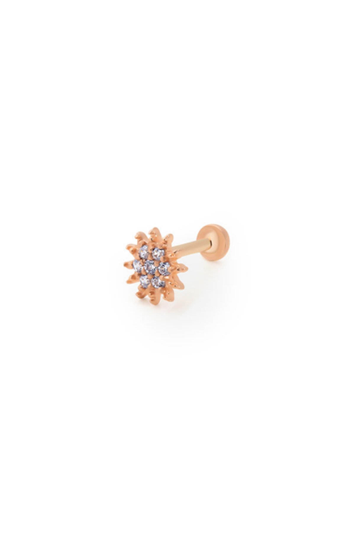 Taşlı Güneş Tragus Piercing - Yavuz Kuyumculuk (1)