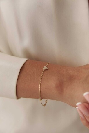 Taşlı Kalp Bileklik Üçlü - 5