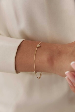 Taşlı Kalp Bileklik Üçlü - 6