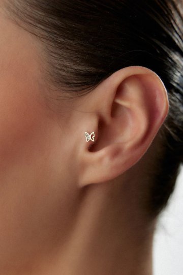Taşlı Kelebek Piercing - 3