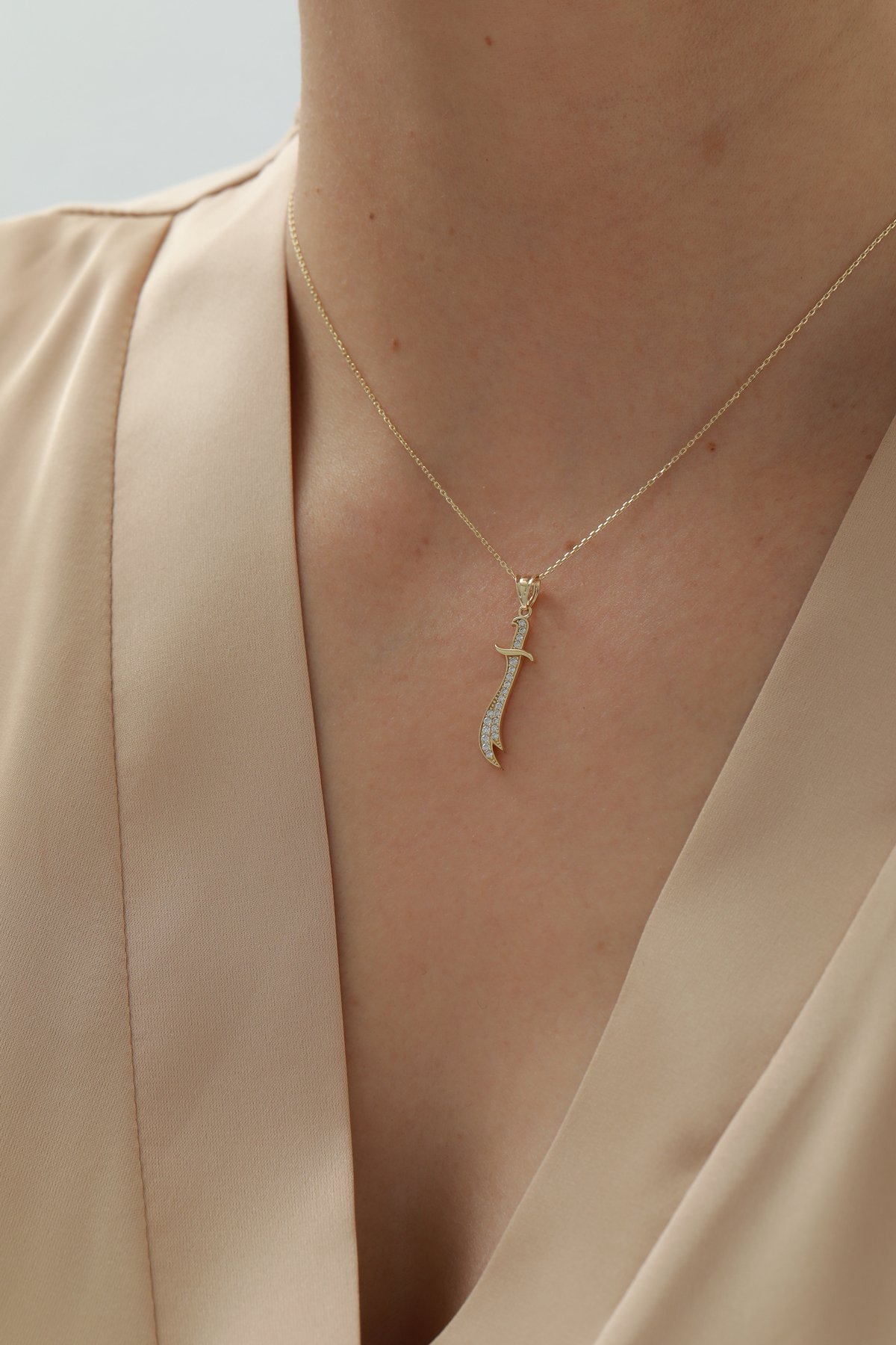 Taşlı Kılıç Kolye - Yavuz Kuyumculuk (1)