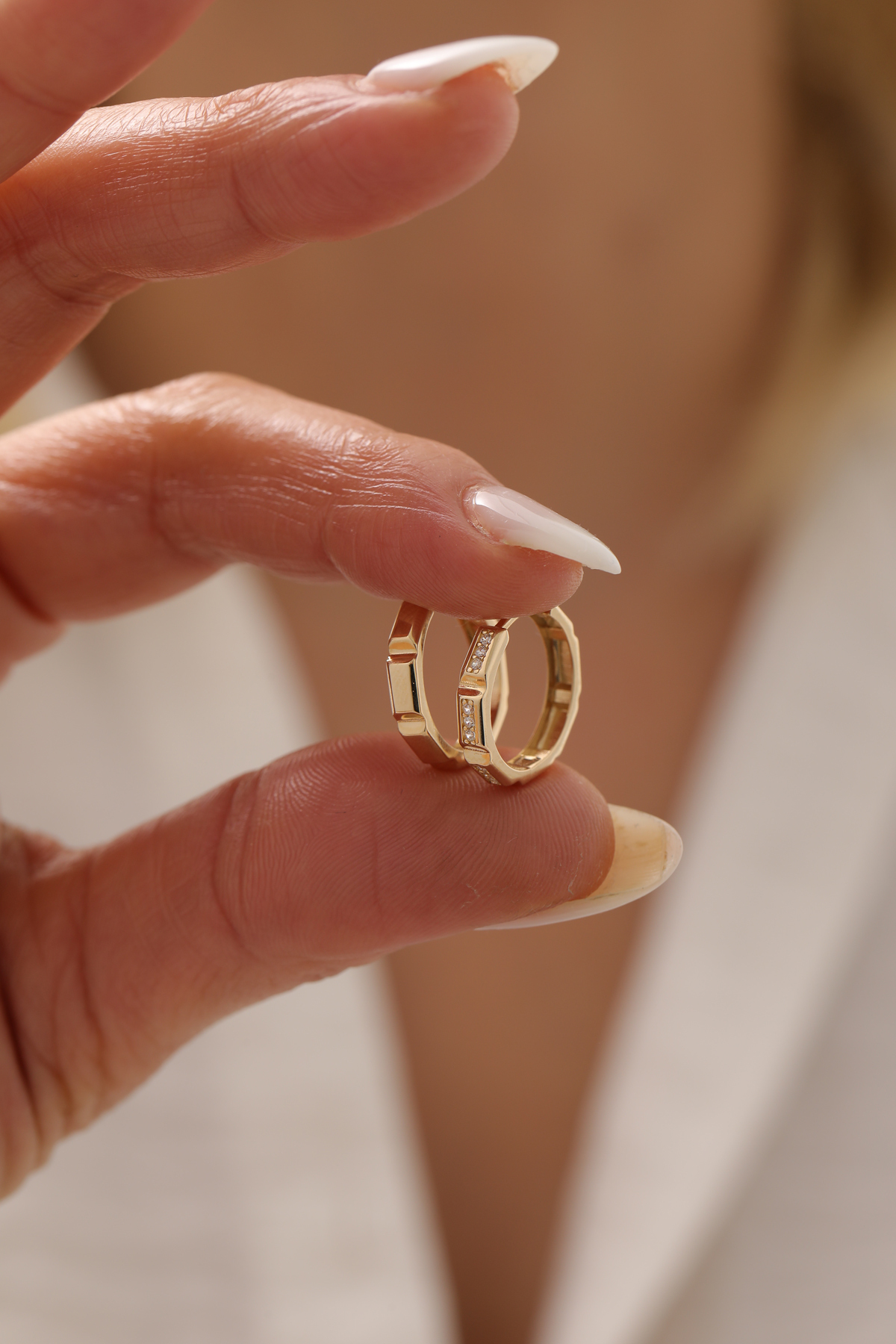 Taşlı Külçe Küpe - Yavuz Kuyumculuk (3)