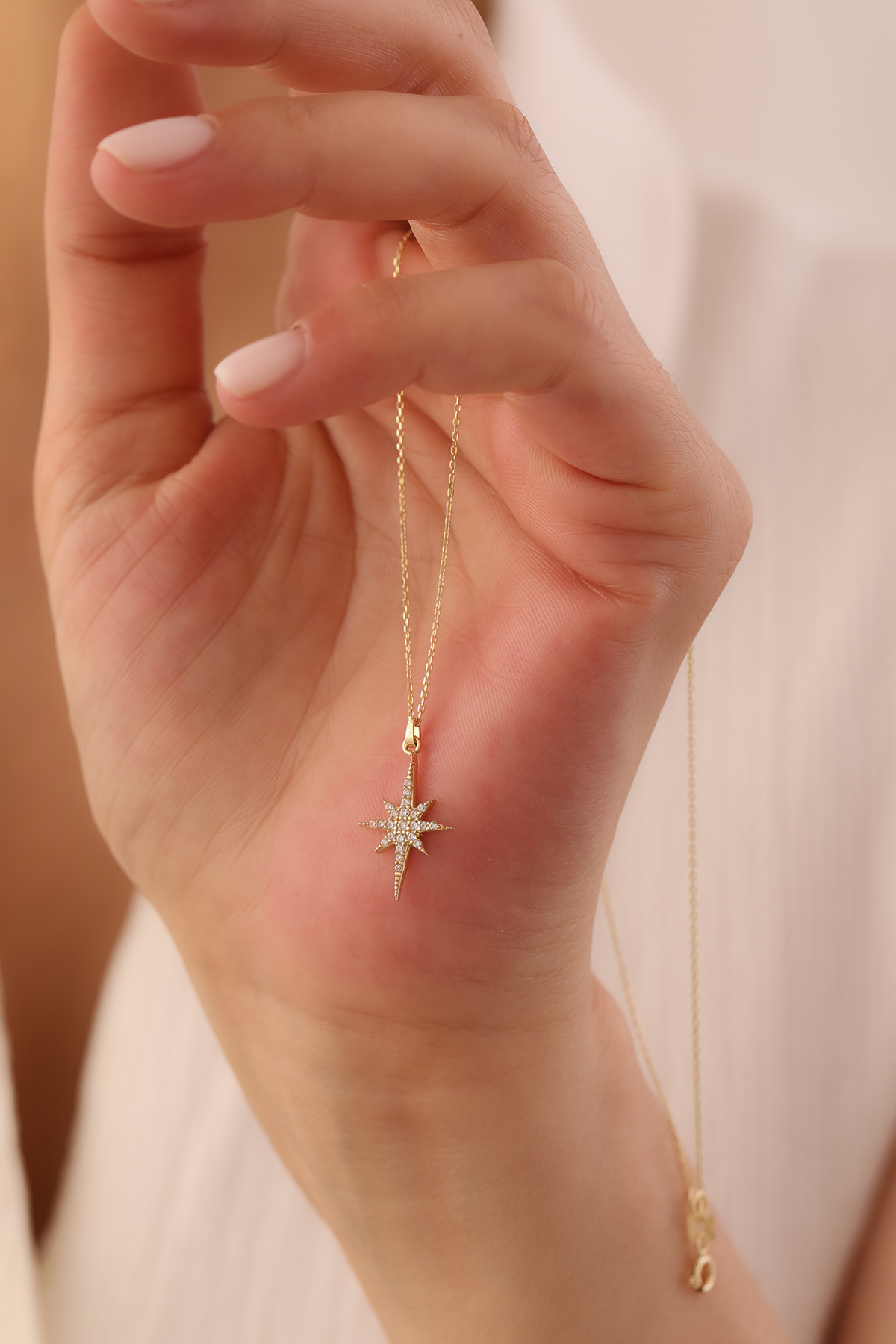 Taşlı Kuzey Yıldızı Kolye - Yavuz Kuyumculuk (3)