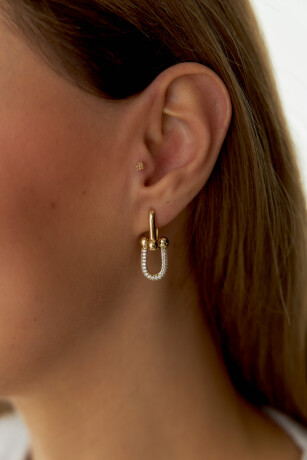 Taşlı Mariner Küpe - 2