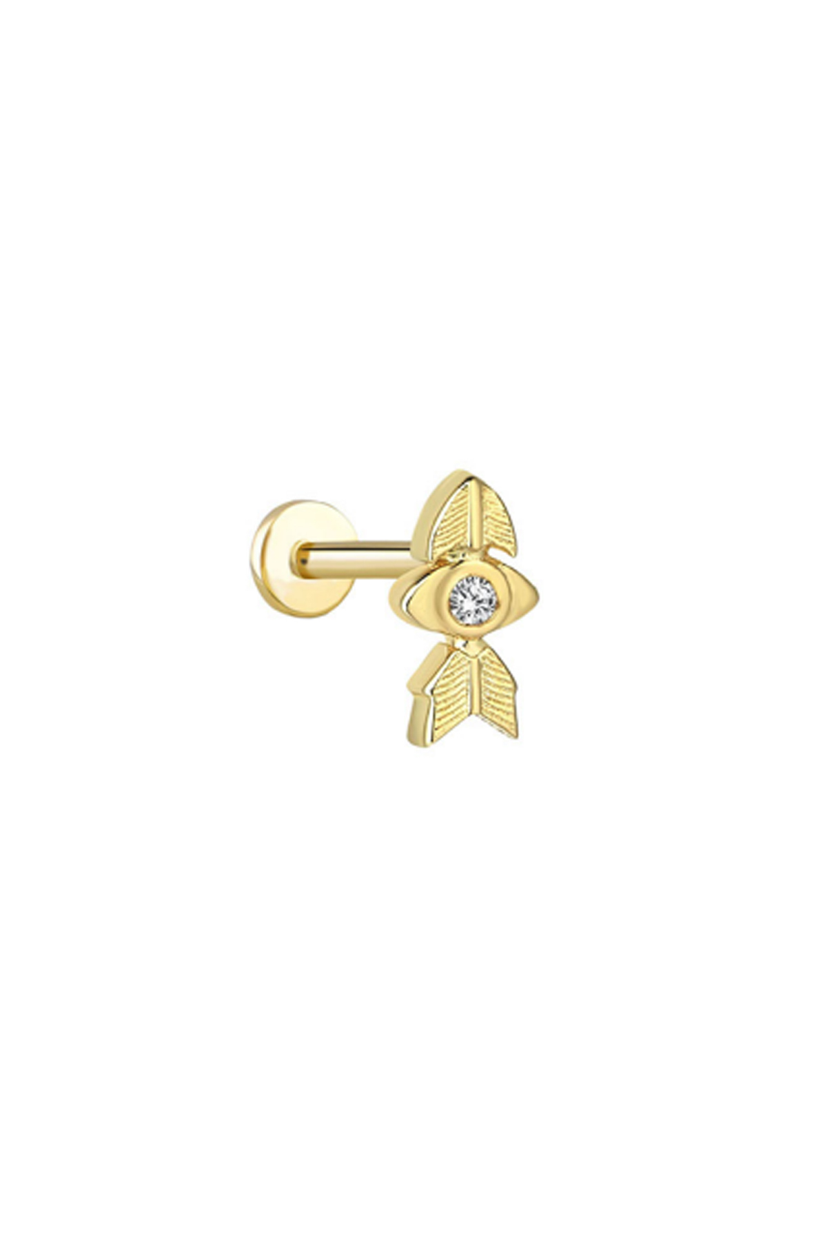 Taşlı Ok Tragus Piercing - Yavuz Kuyumculuk (1)