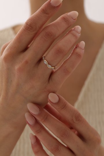 Taşlı Sarmal Yüzük - 2