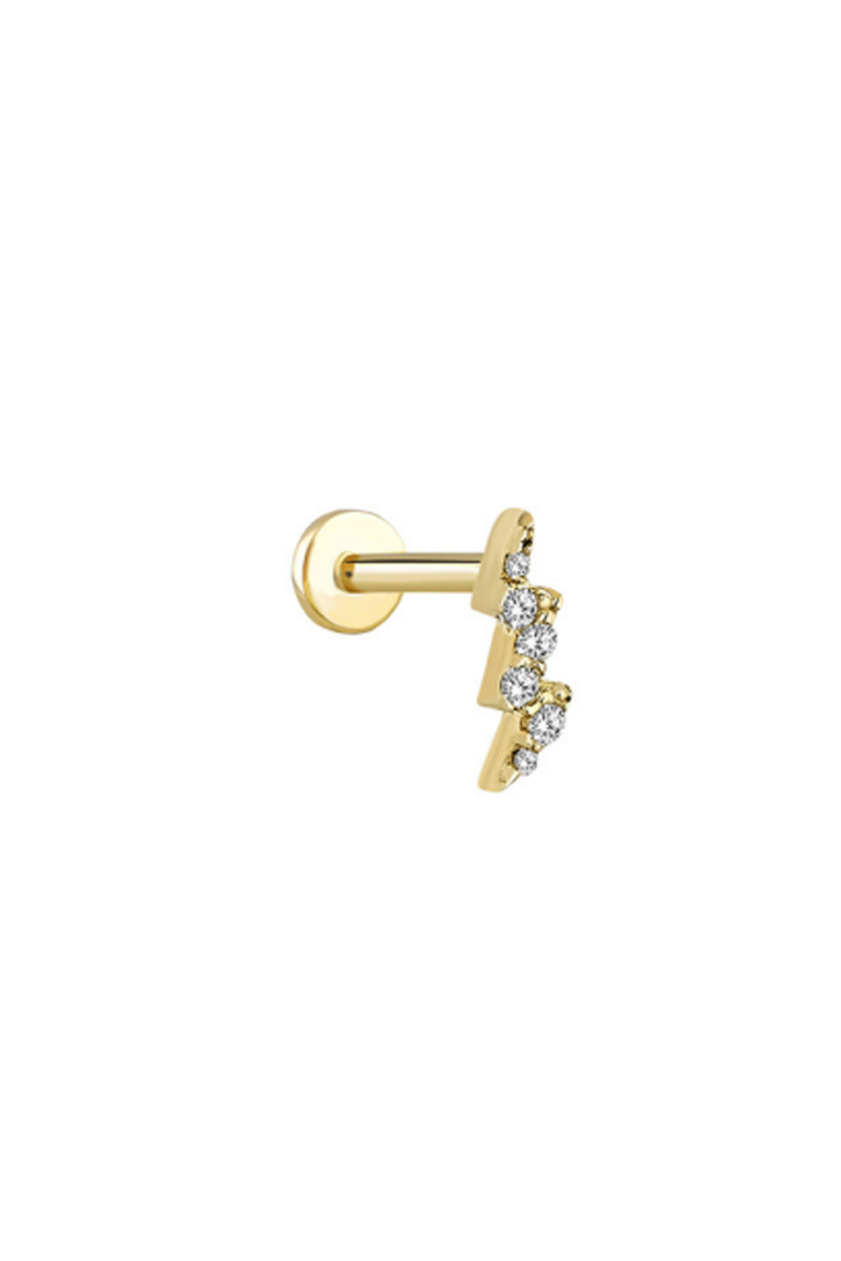 Taşlı Şimşek Tragus Piercing - Yavuz Kuyumculuk (1)